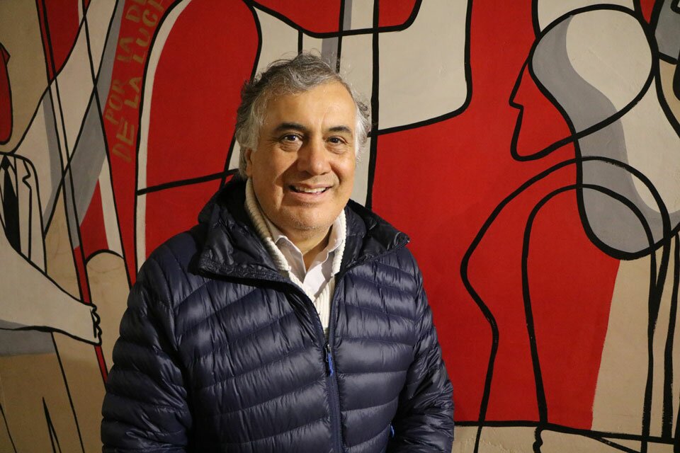 Jorge Ramiro Tapia Sainz durante su visita a Valladolid. FOTO: Gaspar Francés
