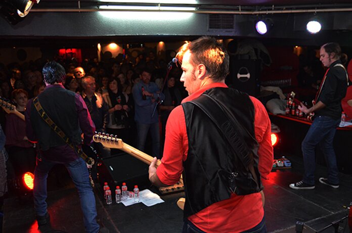 Cañoneros en una actuación en la Sala Asklepios. FOTO: Gaspar Francés