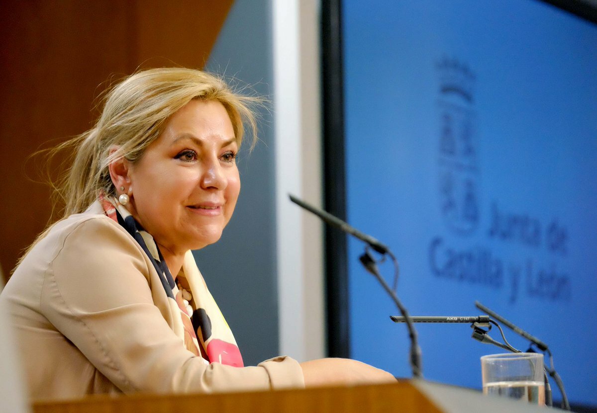 La vicepresidenta de la Junta de Castilla y León, Rosa Valdeón. La vicepresidenta de la Junta de Castilla y León, Rosa Valdeón.