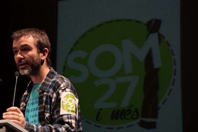 rmengol Cassiot, secretario general de CGT de Catalunya y profesor de la UAB. Foto Clara Jorquera