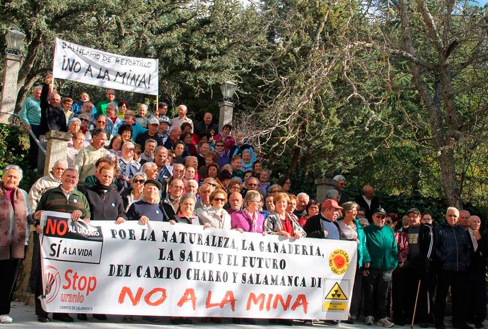 Clientes del Balneario de Retortillo contra la mina de uranio