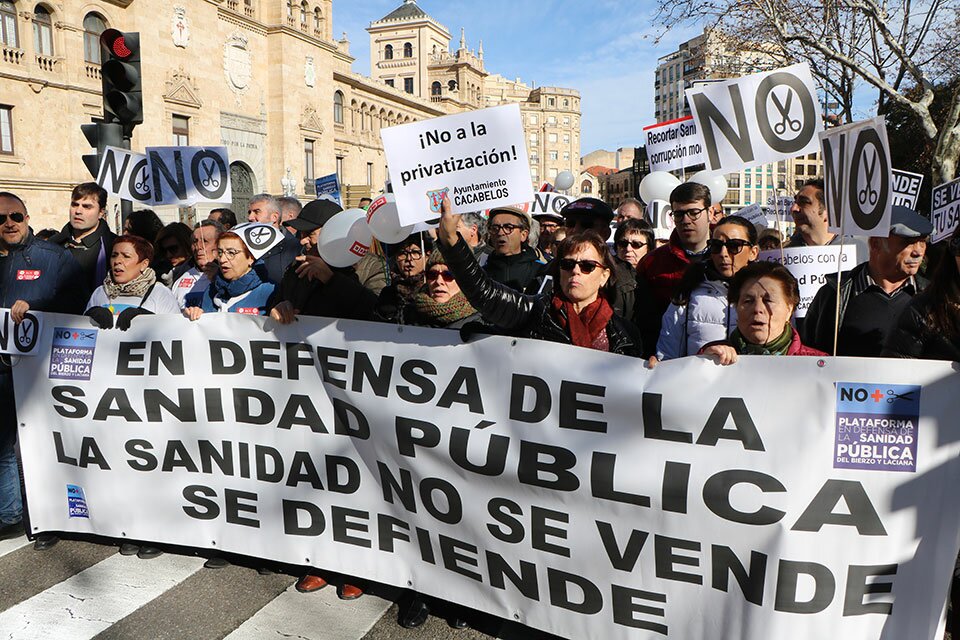 Manifestación del pasado 20 de enero en defensa de la Sanidad Pública. Foto: Gaspar Francés Manifestación del pasado 20 de enero en defensa de la Sanidad Pública. Foto: Gaspar Francés